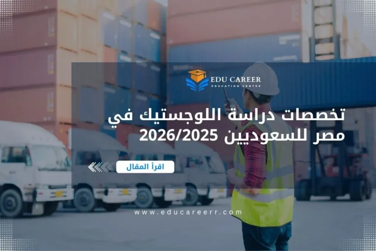 دراسة اللوجستيك في مصر